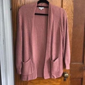 Blush Madewell knit sweater, size M